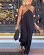 Nicole - Stylish Crossover Neckline Dress