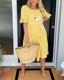 Morgane | Chic and light polka dot midi dress