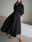 Brynn - Chic Polo Collar A-Line Swing Dress