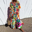Cassidy - Boho Beauty Puff Sleeve Maxi Dress