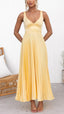 Aby - Yellow Maxi Dress
