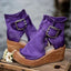 Sharon | Boho Style Heels With Buckle