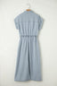 Teresa | Elegant Denim Dress with Short Sleeves