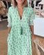 Peyton – Long Lantern Sleeve Bohemian Dress