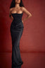 Victoria | Sophisticated Black Maxi Dress