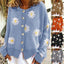 Angel | Cute Cardigan With Daisies
