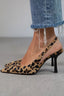 Isla | Leopard-Print Open-Back Heels