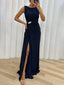 Davina | Pleated Maxi Evening Dress