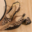 Carol | Wide-Toe Leopard Heels