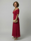 Calen | Off Shoulder Flow Midi Dress