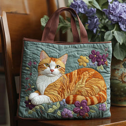Artisan Tote Bag - Ginger Cat