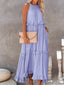 Landry - Chic Ruffle Trim Sleeveless Dress