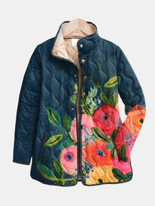 Kaia | Vintage Charming Floral Quilted Jacket