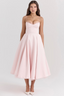 Luce | Satin Midi Dress