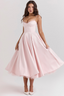 Luce | Satin Midi Dress