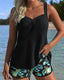 Carla | Striped Swimsuit with Beach Shorts