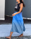 Anette | Gradient Sleeveless Round Neck Dress