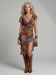 Aeris | Quiet Halter Midi Dress