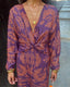Celestine | Elegant Dress with Vintage Print and Long Sleeves