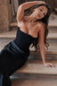 Victoria | Sophisticated Black Maxi Dress