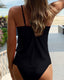 Leta | Solid Swimsuit with Decorative Ruffles