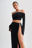 Camryn - Slinky Off Shoulder Crop Set