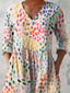 Bernadette | Long V-Neck Blouse