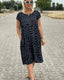 Beth |  Summer Dress With Round Neck And Beautiful Print