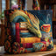 Artisanal Bag - Dragon Reader with Books and Mugs