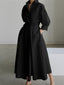 Brynn - Chic Polo Collar A-Line Swing Dress