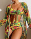 Glenda | Bikini with Floral Skirt