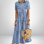 Anne | Soft Denim Dress with Buttons