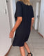 Laurence | Elegant ruffled V-neck dress