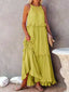 Landry - Chic Ruffle Trim Sleeveless Dress