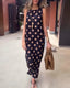 Roxane | Polka Dot Slit Maxi Dress