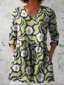 Galina | Long V-Neck Blouse