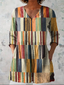 Farrah | Long V-Neck Blouse