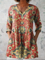 Dahlia | Long V-Neck Blouse