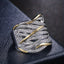 Chic Layered Twist Ring