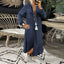 Brenda | Long-sleeved maxi dress in denim