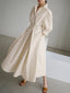 Brynn - Chic Polo Collar A-Line Swing Dress