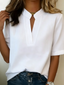 Barbara | Elegant V-Neck Blouse