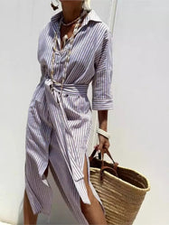 Geraldine | Light and stylish striped dress