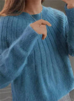 Caitlyn | Stylish Ribbed Knit Sweater