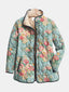 Elara | Quilted Printed Flower Jacket