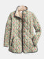 Aveline | Quilted Jacket with Vintage Floral Print