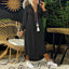Brenda | Long-sleeved maxi dress in denim