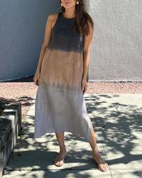 Anette | Gradient Sleeveless Round Neck Dress