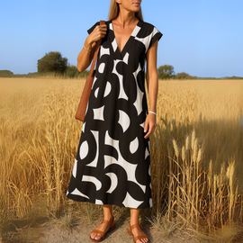 Valerie | Fluid V-neck dress