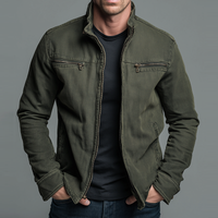 Dean Vintage Cotton Zip Jacket